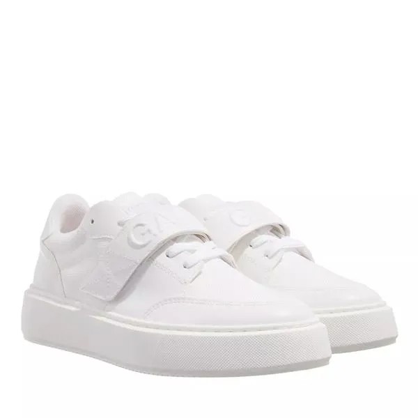 Кроссовки sporty mix cupsole low top Ganni, белый