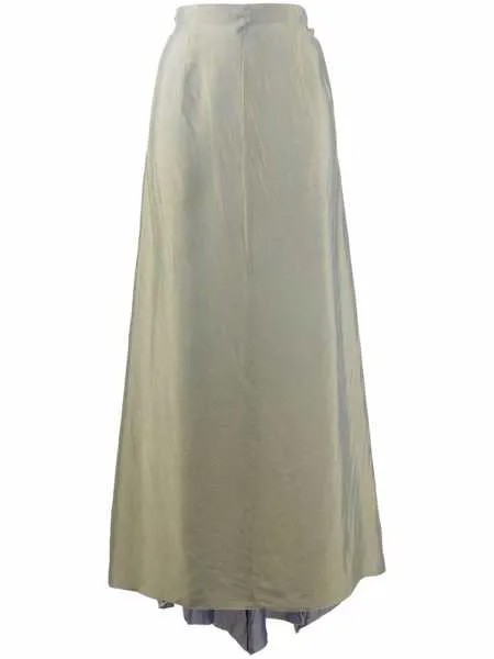 Chanel Pre-Owned юбка макси с асимметричным подолом 2000-х годов