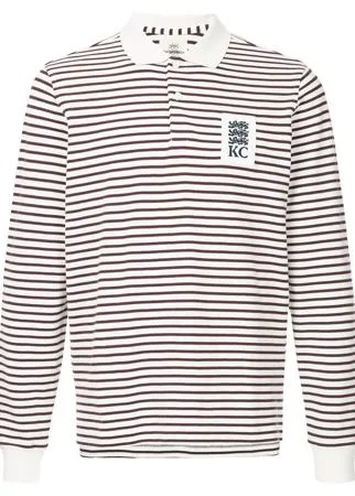 Kent & Curwen striped logo polo shirt
