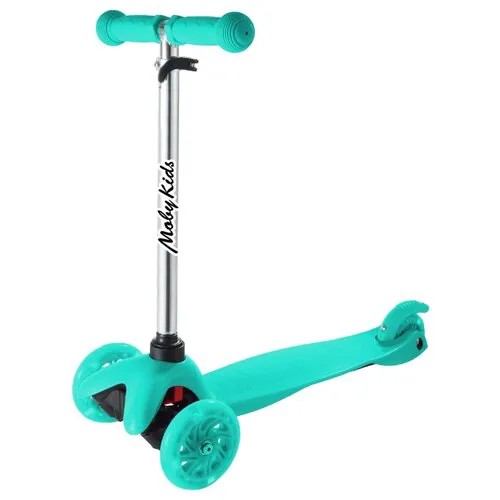 Кикборд Moby Kids Basic 2.0 голубой