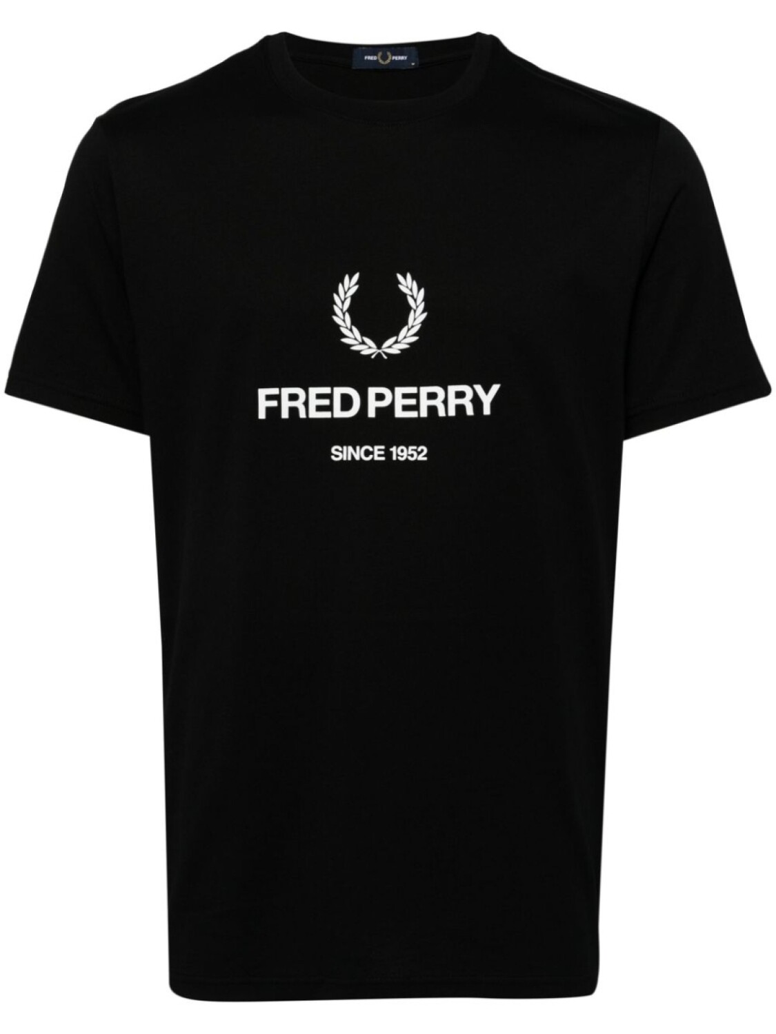Fred Perry футболка с логотипом, черный