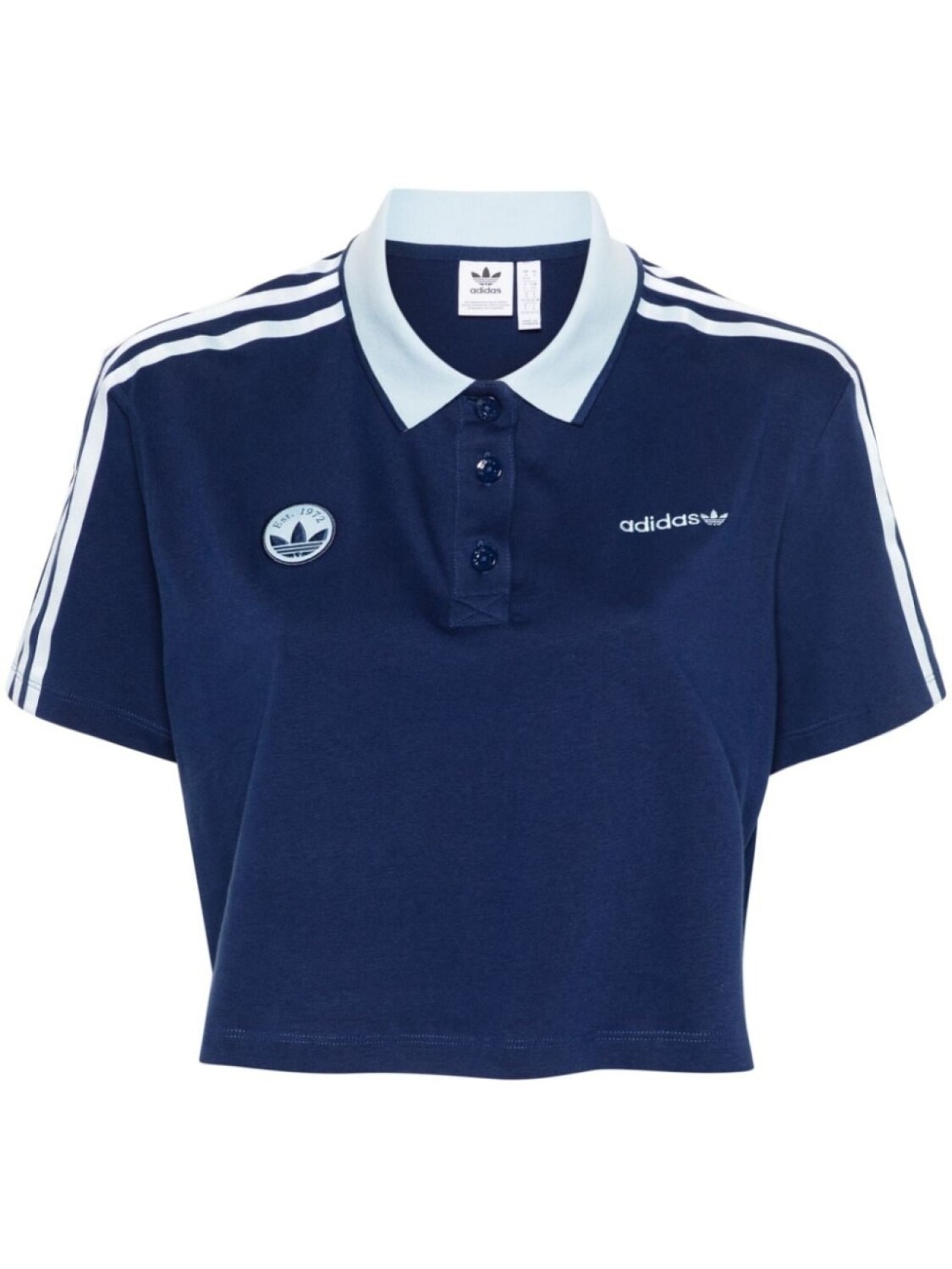 Adidas рубашка поло adidas crop, черный