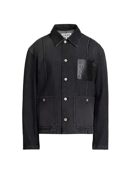Джинсовая куртка для спецодежды Loewe, черный