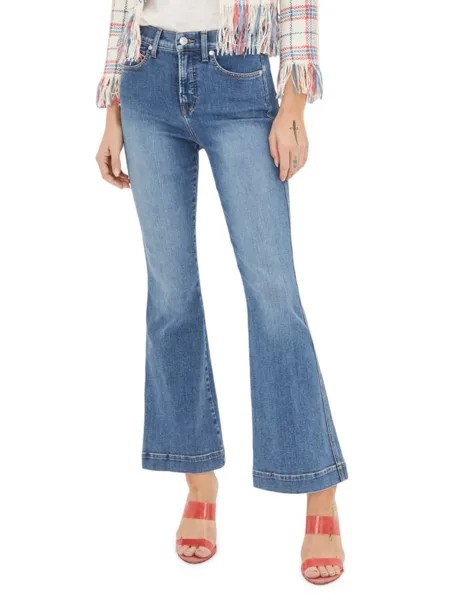Расклешенные джинсы Carson до щиколотки Veronica Beard, цвет Tide Down