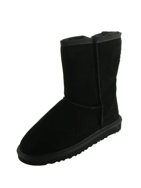 Классические женские повседневные ботинки из замши из овчины Ugg Australia, черный