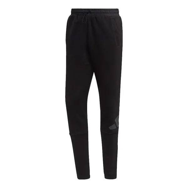 Спортивные штаны Men's adidas Logo Pant Contrasting Colors Large Logo Sports Pants/Trousers/Joggers Black, черный