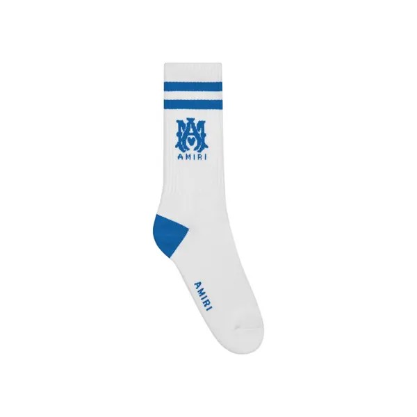 Носки Amiri MA Stripe Socks, цвет White/Blue