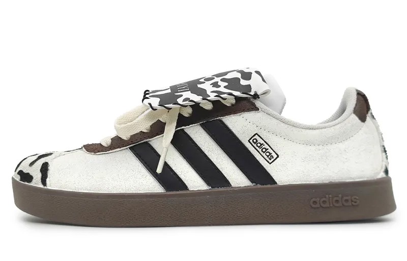 Кроссовки adidas neo Vl Court Skateboarding Shoes Unisex Low-top Black, белый/черный