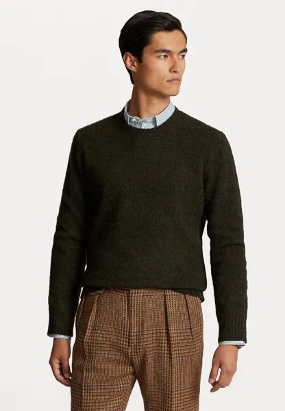 Свитер LONG SLEEVE Polo Ralph Lauren, темно-оливковый вереск