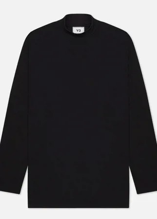 Мужской лонгслив Y-3 Classic Mock Neck, цвет чёрный, размер S