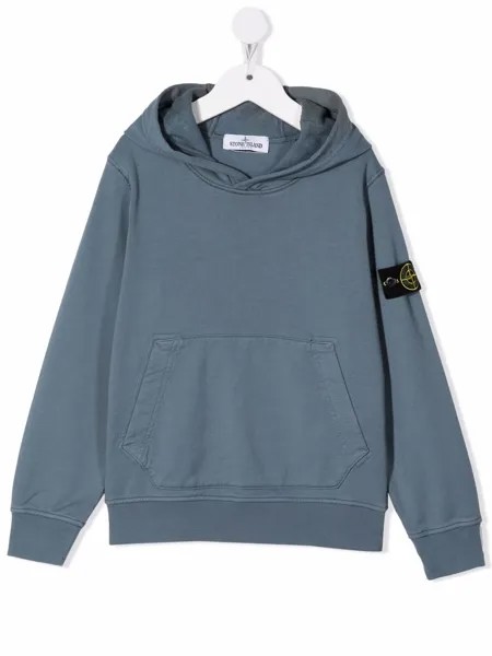 Stone Island Junior худи с нашивкой-логотипом Compass