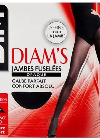 Колготки DIM Diam’s Opaque Satiné, 45 den, размер 2, noir (черный)