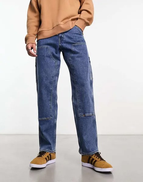 Синие джинсы прямого кроя Levi's Workwear Capsule с боковыми карманами