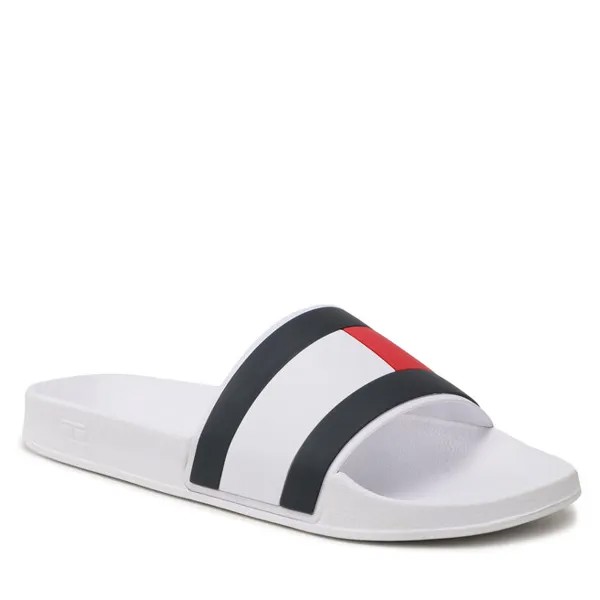 Шлепанцы Tommy Hilfiger RubberTh Flag, белый