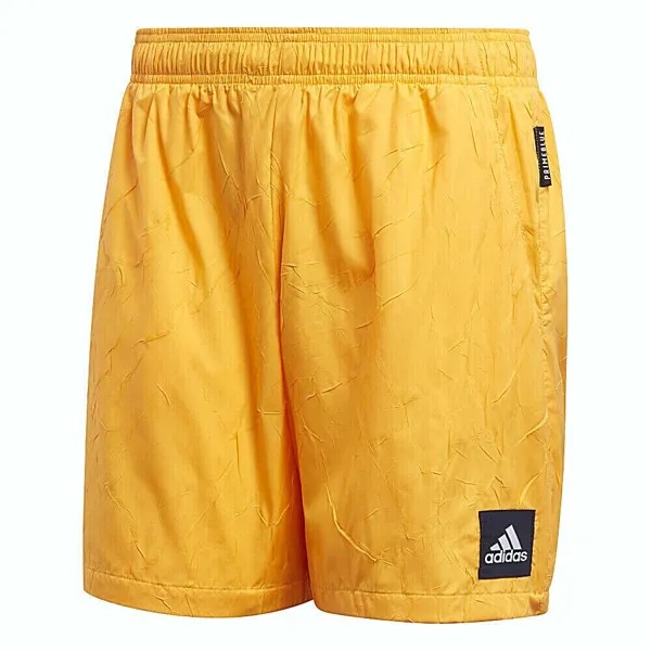 Мужские шорты для бега Adidas PrimeBlue, шорты стандартного кроя золотого цвета, НОВИНКА