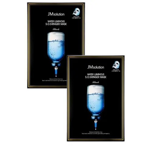 JM Solution Увлажняющая питательная маска Water Luminous S.O.S Ringer Mask, 35 мл, 2 шт.