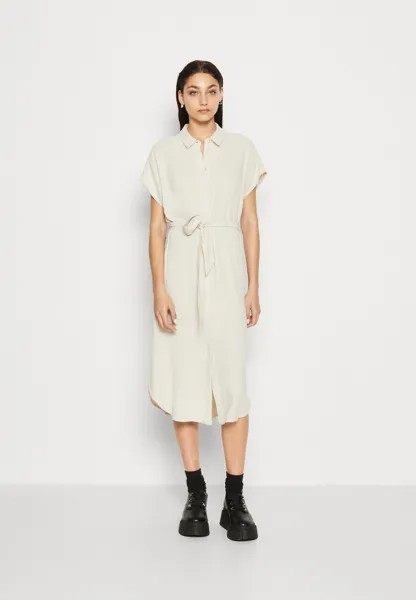 Классическая рубашка Object OBJSANNE ADIL SHIRT DRESS, цвет sandshell