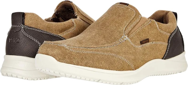 Лоферы Conway Canvas Moc Toe Slip-On Nunn Bush, хаки