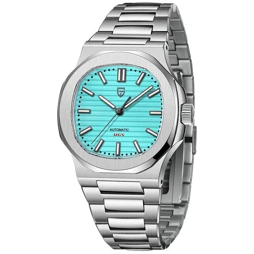 Наручные часы Pagani Design, серебряный, голубой