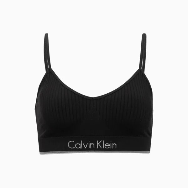 Бюстгальтер женский Calvin Klein со съемными вставками, черный