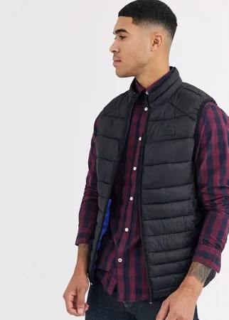 Жилет с воротником-стойкой Jack & Jones - Essentials-Черный