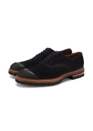 Замшевые оксфорды Kiton