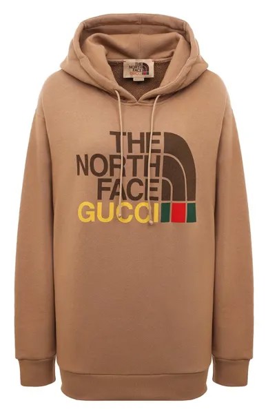 Хлопковое худи The North Face x Gucci Gucci