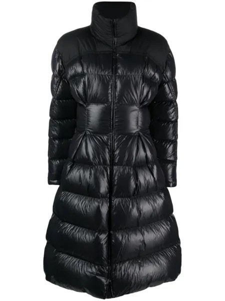 Moncler пуховик Berardie с воротником-воронкой, синий