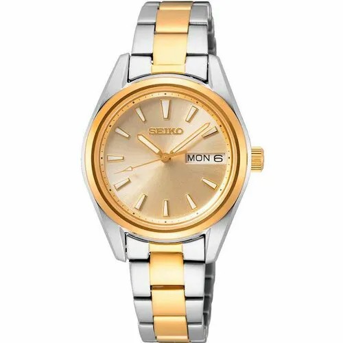 Наручные часы SEIKO Часы Seiko SUR354P1, золотой