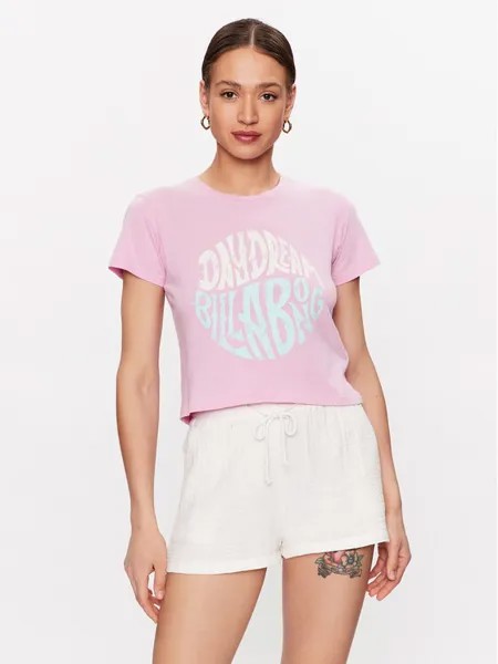 Футболка стандартного кроя Billabong, розовый