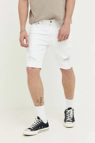 Компания Холлистер джинсовые шорты Hollister Co., белый