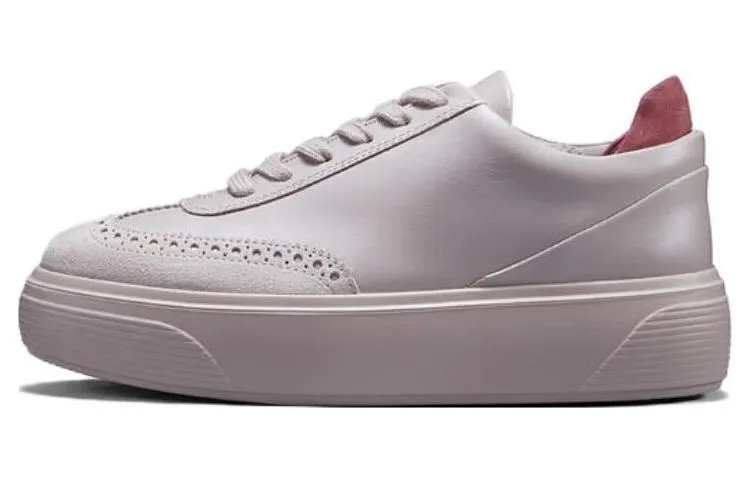 Кроссовки ecco Skateboarding Shoes Women's Low-top Dusty Rose, цвет Dusty Rose