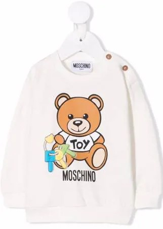 Moschino Kids толстовка Teddy Bear с логотипом