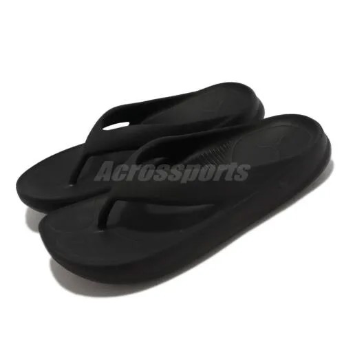 Puma Wave Flip Black Men Unisex Slip On Flip Flop Sandals Тапочки 383805-01