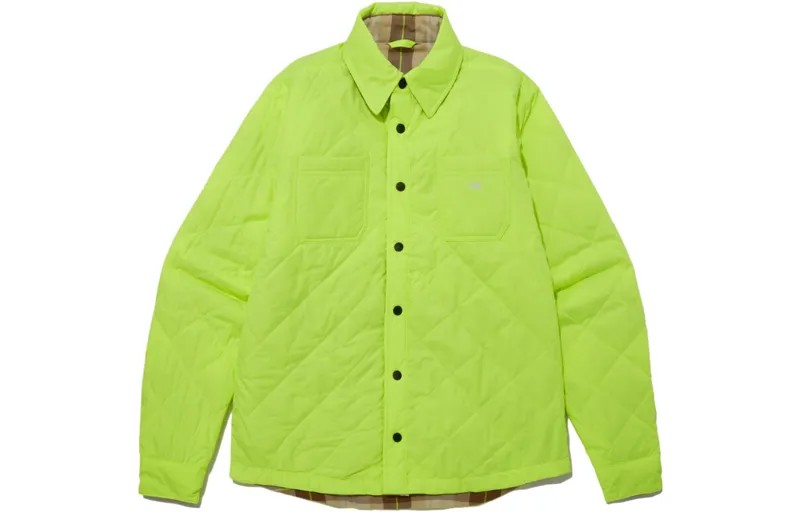 Стеганая куртка унисекс неоновый зеленый The North Face, зеленый