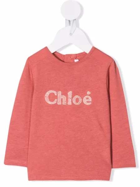 Chloé Kids толстовка с логотипом