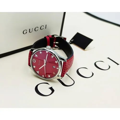 Наручные часы GUCCI Gucci G-Timeless YA1264041, красный, розовый