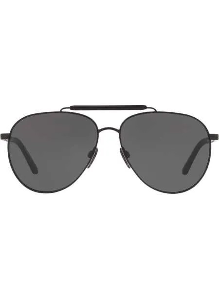 Burberry Eyewear солнцезащитные очки с верхней планкой
