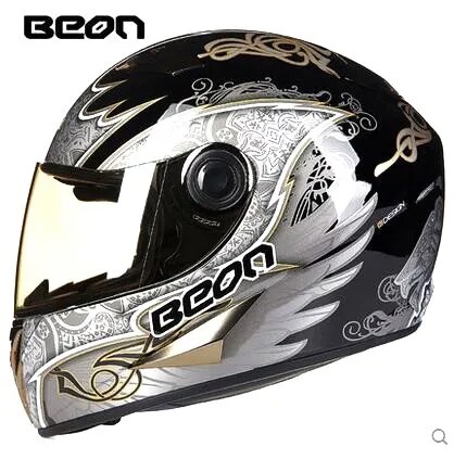 Мотоциклетный шлем BEON на все лицо, мотошлемы для мотокросса, для мужчин и женщин, M L XL, модный защитный головной убор для бездорожья