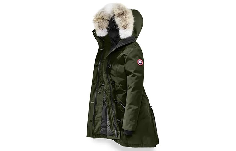 Женский пуховик Canada Goose, Армейский Зеленый