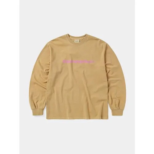 Лонгслив thisisneverthat T-Logo L/S, размер S, бежевый