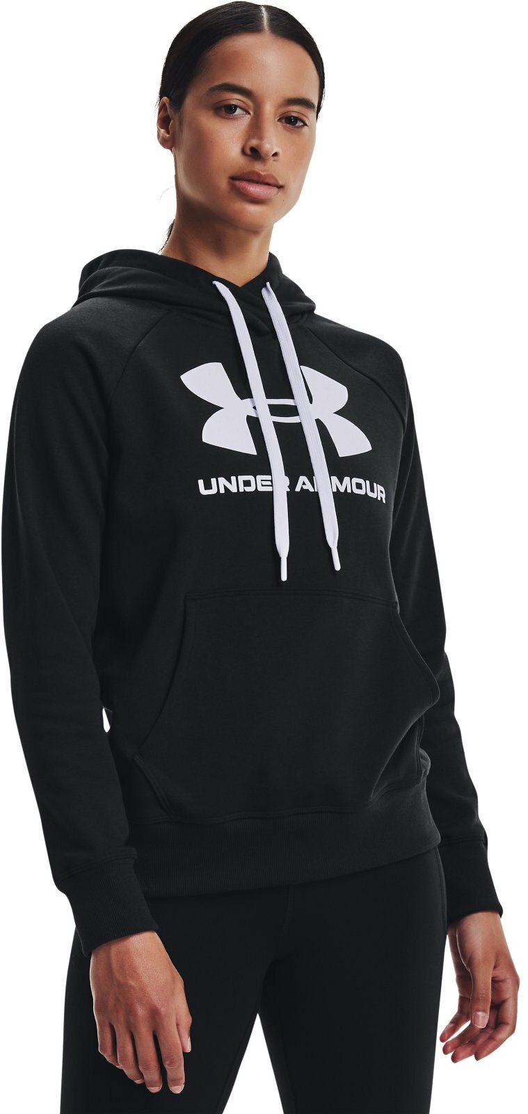 Худи женское Under Armour 1356318 черное XL