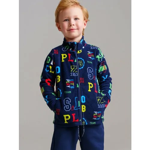Толстовка playToday, размер 110, зеленый