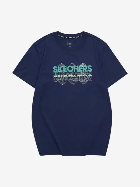 Футболка мужская Skechers, Синий