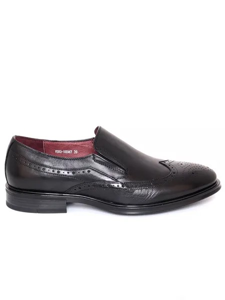 Туфли Respect мужские демисезонные, размер 40, цвет черный, артикул VS83-166967