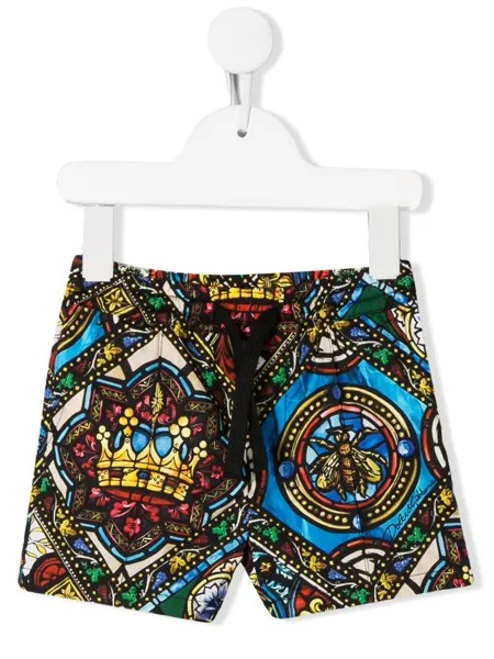Dolce & Gabbana Kids шорты с принтом
