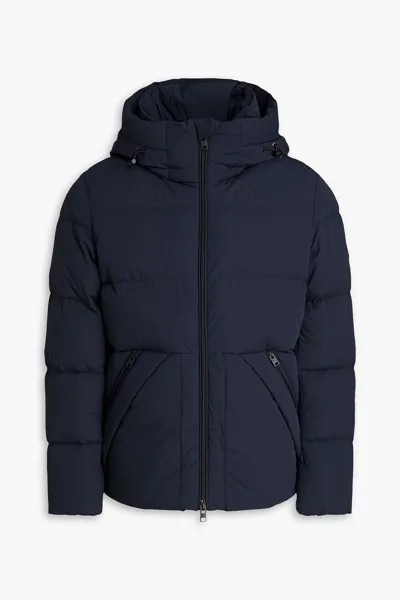 Стеганый пуховик с капюшоном Sierra Supreme WOOLRICH, синий