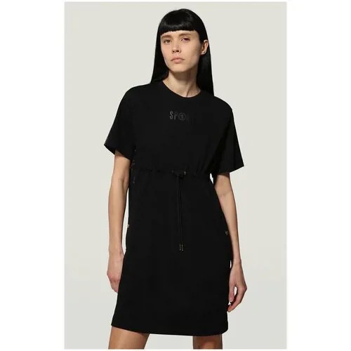 Платье для женщин, BIKKEMBERGS, модель: D504801M4388C74, цвет: черный, размер: S