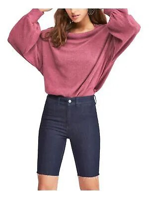WE THE FREE Женский розовый свитер-туника с длинными рукавами и воротником-хомутом M