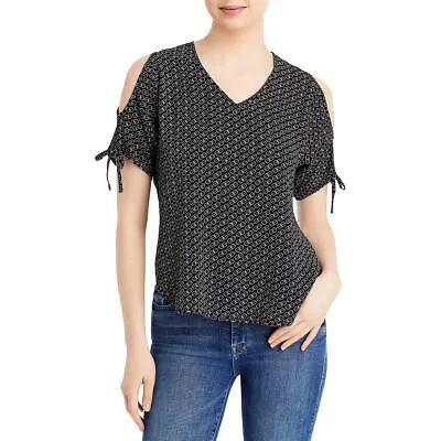 Женская блузка-рубашка с v-образным вырезом и принтом Milano BHFO 3215